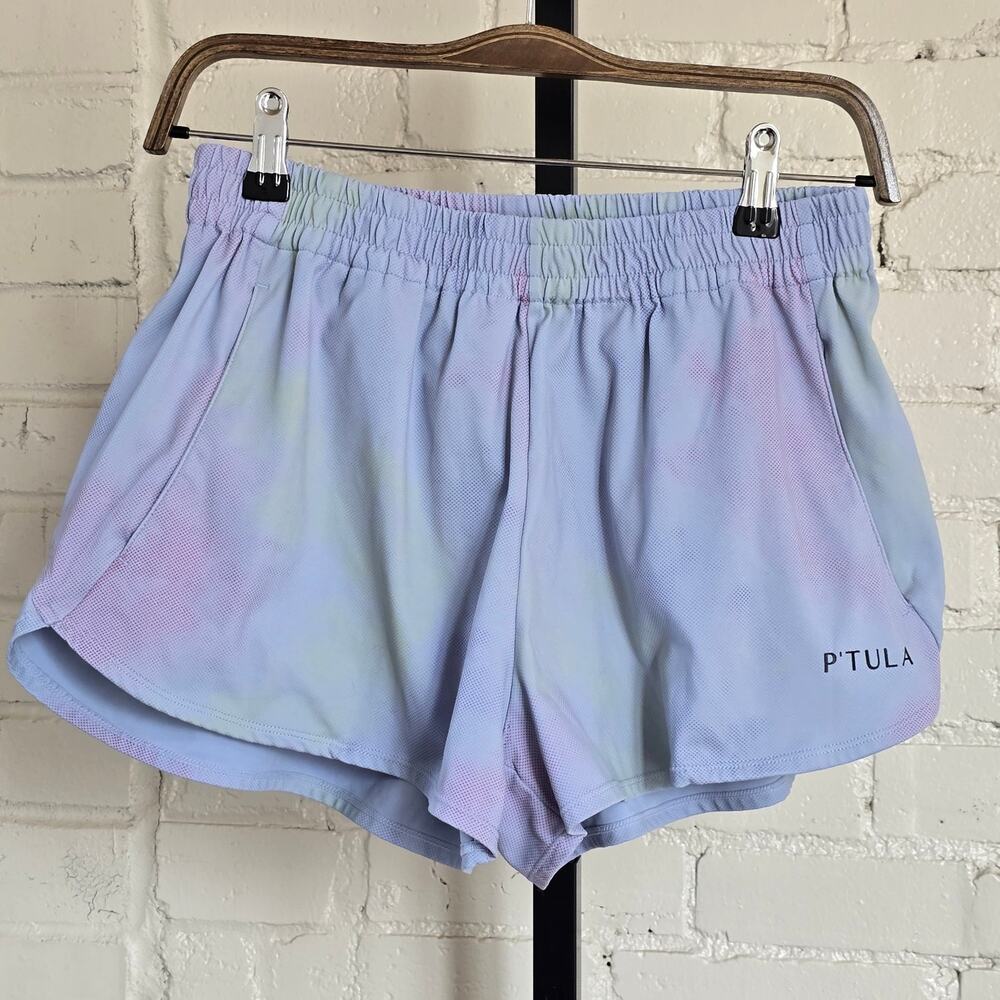 P'TULA Active Pastel Tie Dye Running Shorts┃Soft Girl Mermaidcore Athleisure